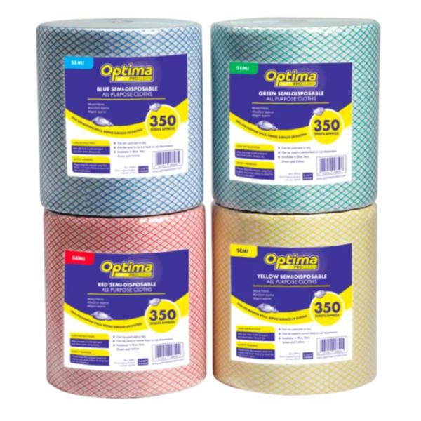 Blue Household Cloths on a Roll - 350 Sheet - SINGLE